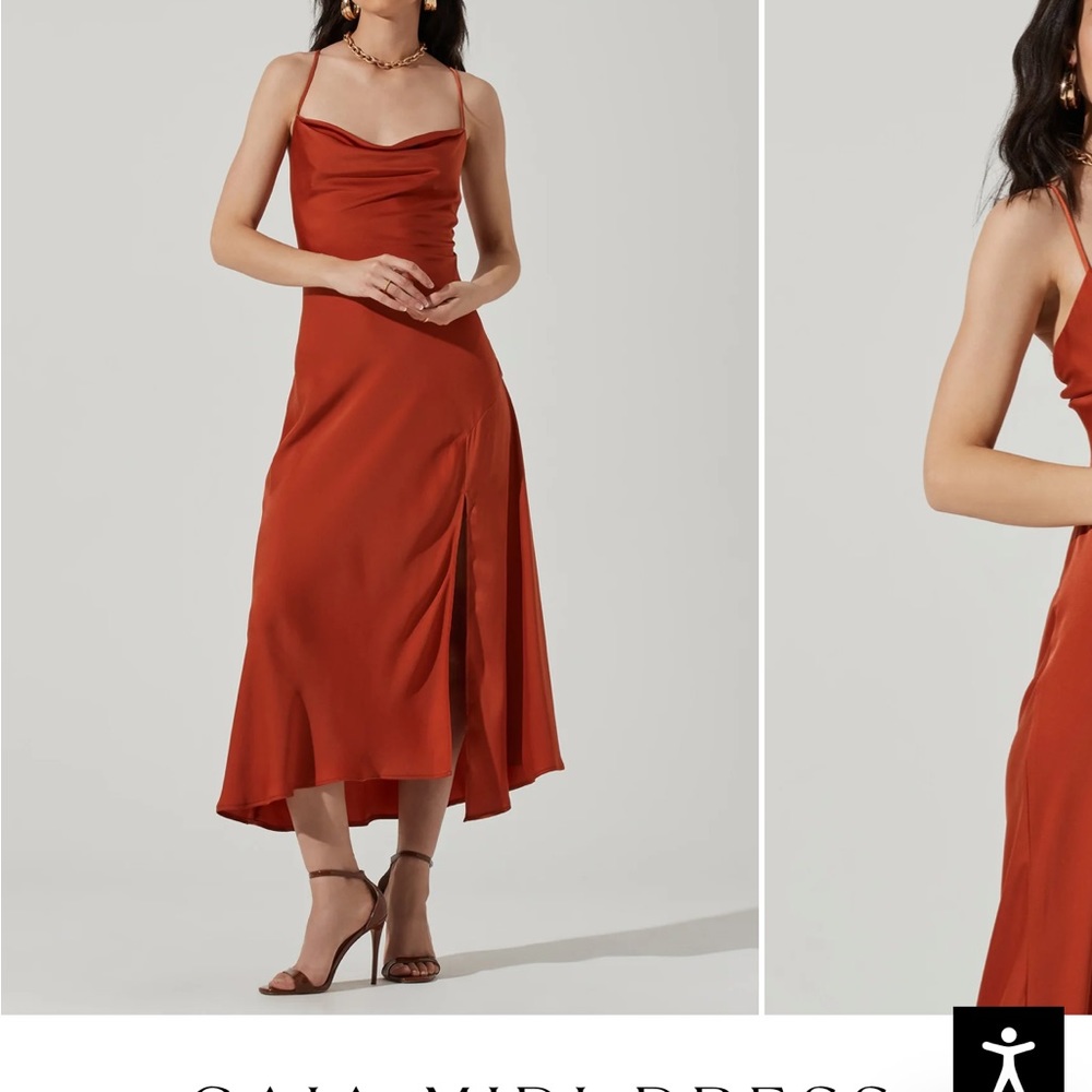 ASTR Gaia slip dress